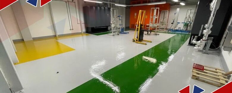 jasa Epoxy Lantai Gudang Garment
