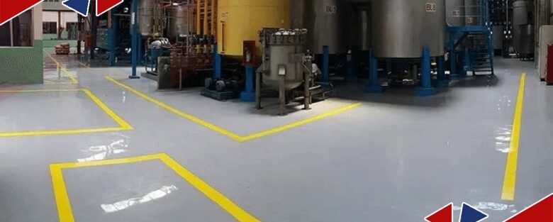 jasa epoxy lantai pabrik minyak