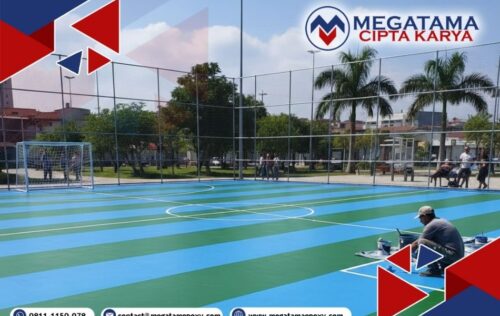 Jasa pengecatan lapangan futsal murah