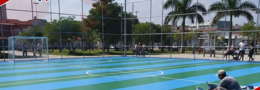Jasa pengecatan lapangan futsal murah