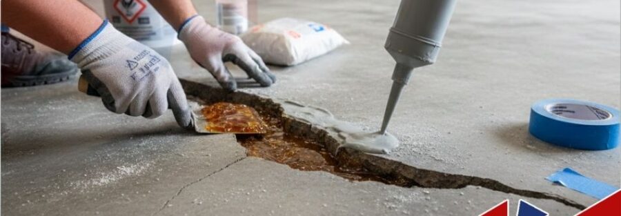 Cara Memperbaiki Retakan Besar pada Lantai Beton dengan Resin dan Epoxy