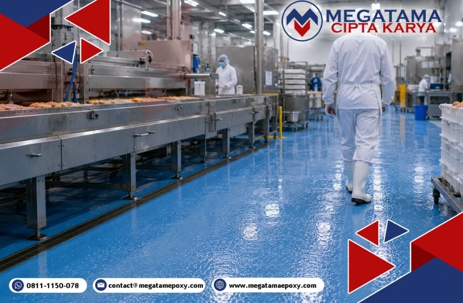Solusi Lantai Anti Slip untuk Pabrik Makanan (Food Grade)