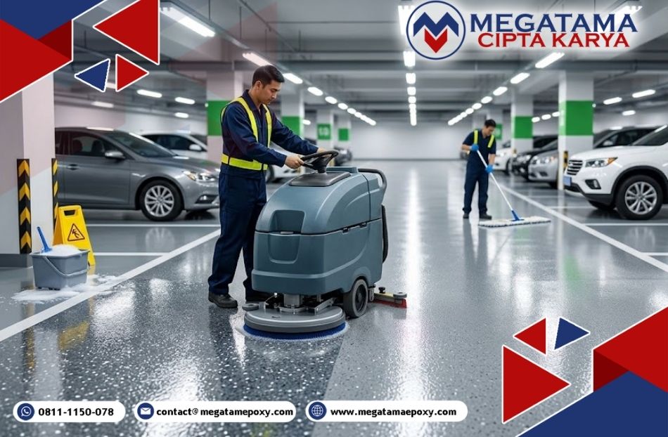 Cara Merawat Lantai Epoxy Parkiran dengan Benar