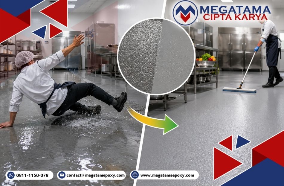 Epoxy Lantai Dapur Licin? Ini Solusi Paling Aman & Cepat!